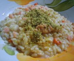 RISOTTO SALMONE E PISTACCHIO