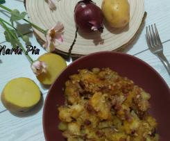 PATATE CON CIPOLLE DI TROPEA SPEK E SPEZIE