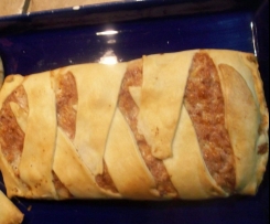 pasta brisè, con carne macinata