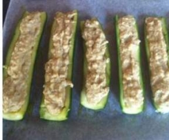 zucchine ripiene alla soia 