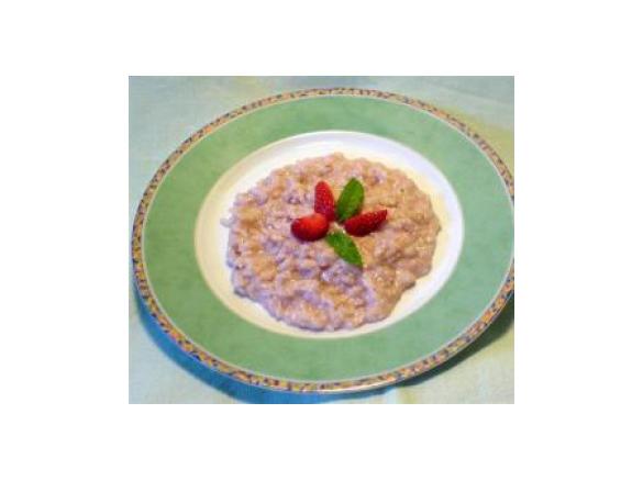 risotto alle fragole e formaggio