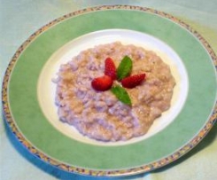 risotto alle fragole e formaggio
