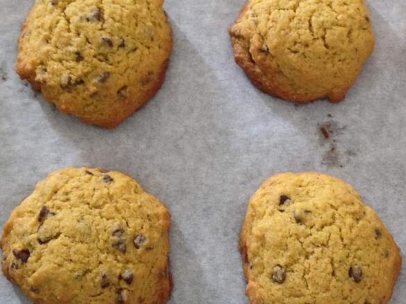 Dolcetti alla zucca con gocce al cioccolato