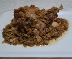  coscia di tacchino con funghi