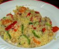 cous cous con carne e verdure