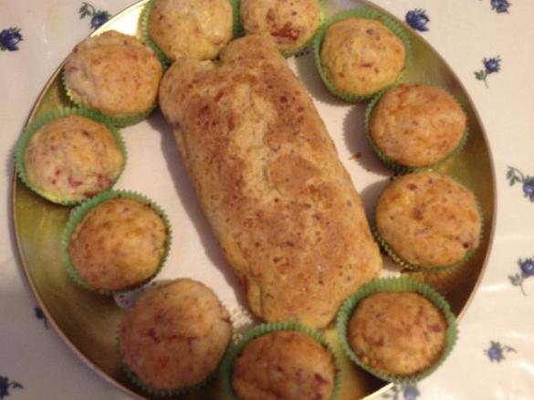 Muffin e plumcake salati senza glutine.