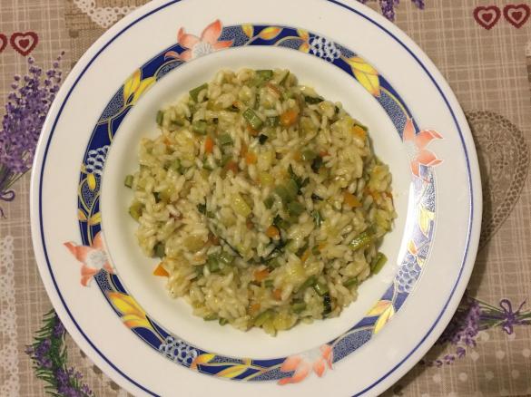Risotto "Basilico e zucchine"