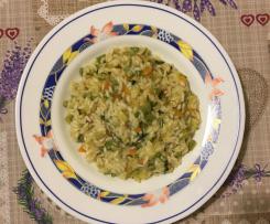 Risotto "Basilico e zucchine"