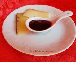 Gelatina di mirtilli e vino rosso