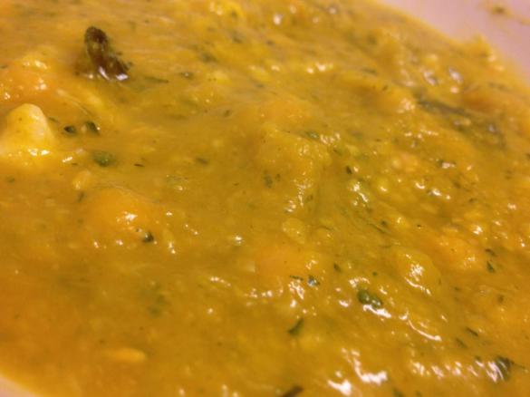 PASSATO DI ZUCCA, ZUCCHINE E CECI