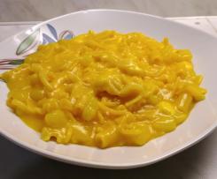 Pasta e patate in bianco al profumo di zafferano