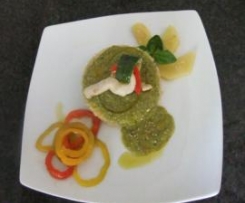 Riso in salsa di Zucchine con Nodini di Pollo e Peperoni al Varoma-Team Sellari-