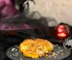 CREPES DI ZUCCA CON GUANCIALE E FINFERLI "Staffetta Halloween"