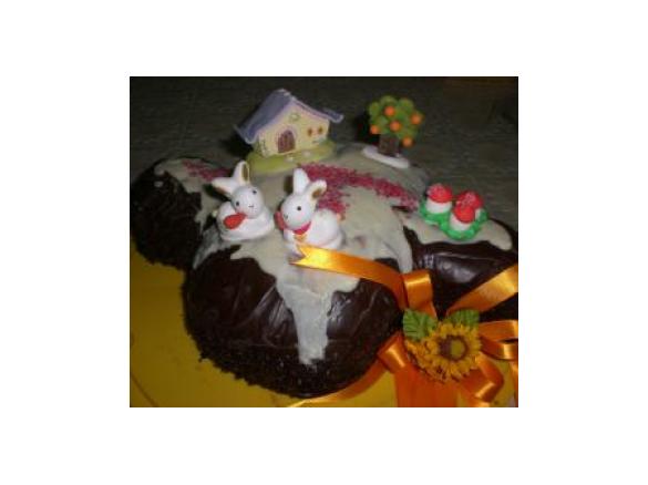 Colomba coniglietti con pasta madre