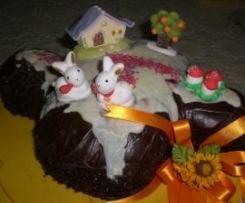 Colomba coniglietti con pasta madre