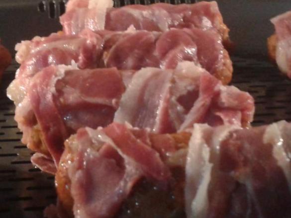 Salsicce vestite con funghi e riso basmati