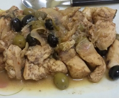 Pollo alle olive mediorientale