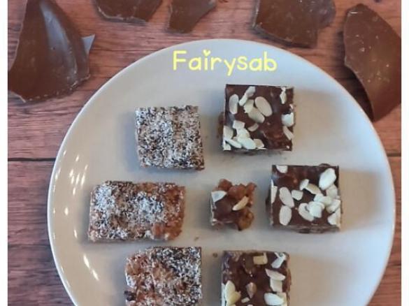 Barrette di cioccolato & cereali (riciclo uova pasquali)