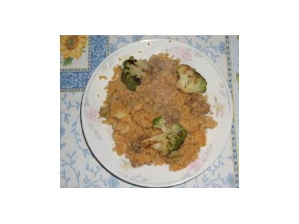 cous cous di broccolo e carne 