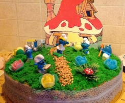 Torta dei puffi (senza latte)