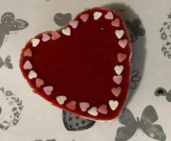 Cheesecake con salsa di fragole