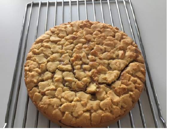 Torta di ricotta e amaretti