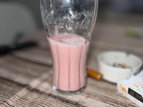 Frullato fragole e ricotta