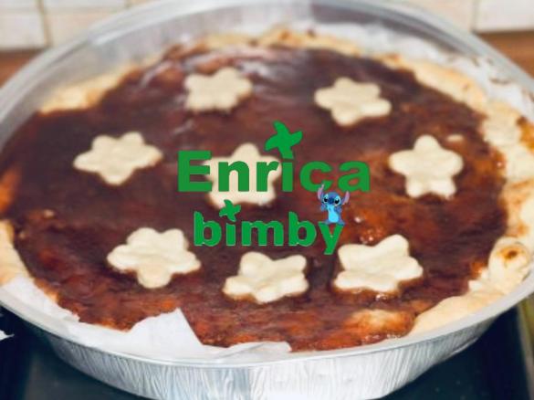 Crostata con confettura fragole light