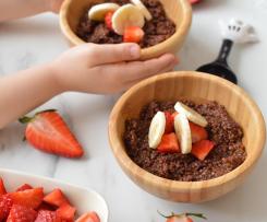 Porridge di quinoa al cioccolato
