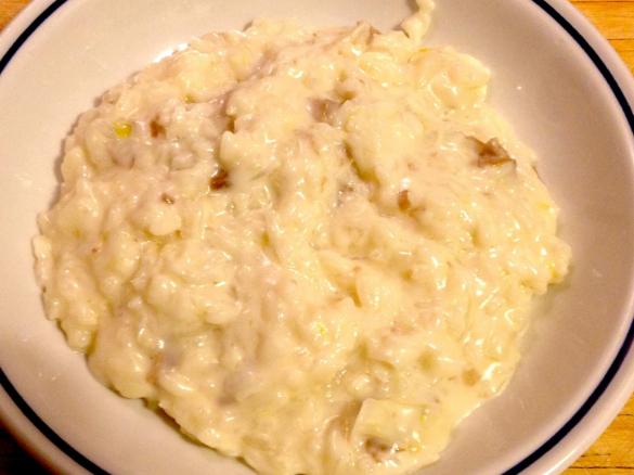 Rosotto formaggio e seitan