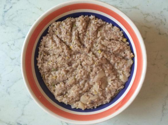 Risotto pistacchi e pere