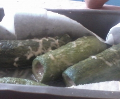 Zucchine ripiene in bianco