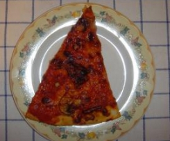 PIZZA FUNGHI E PROSCIUTTO COTTO