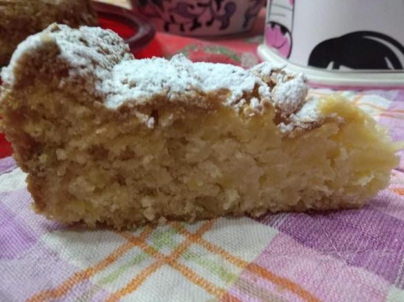 Torta di mele frullate senza glutine e senza lattosio