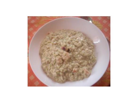 RISOTTO GAMBERETTI E PISTACCHIO