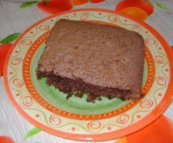 Torta di albumi al cioccolato