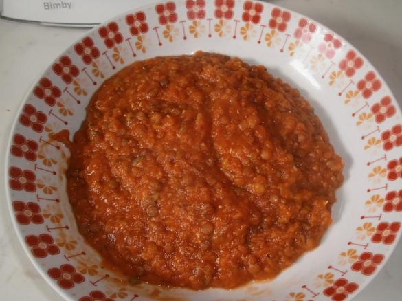 Zuppa di lenticchie al pomodoro