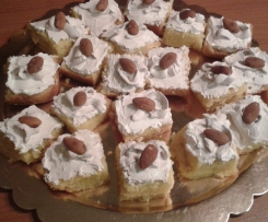 Tortino all'arancia con panna