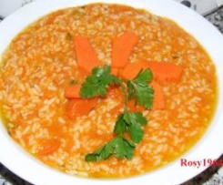 Risotto con zucca gialla