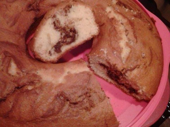 ciambella marmorizzata alla nutella
