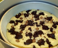 Torta mascarpone, Nutella e nocciole.