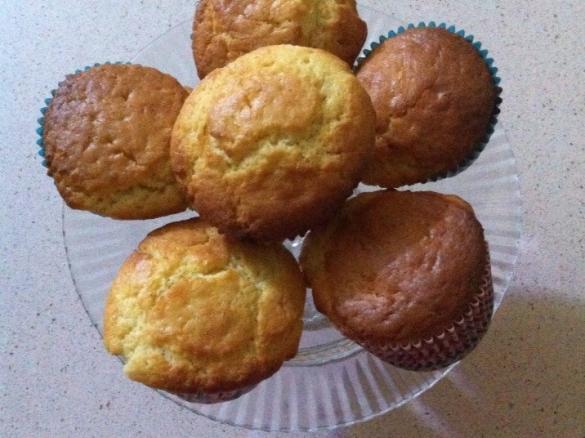 muffin al cioccolato bianco