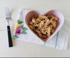 Pasta risottata Bimby prosciutto e nocciole