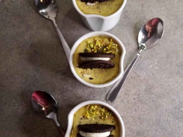 Mini Cheescakes Pistacchio & Oreo