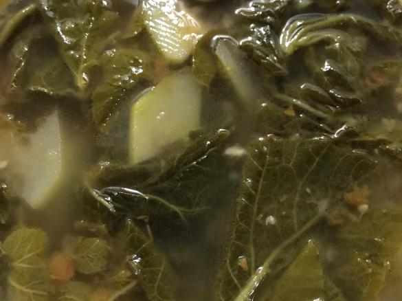 Minestra di tenerume siciliana