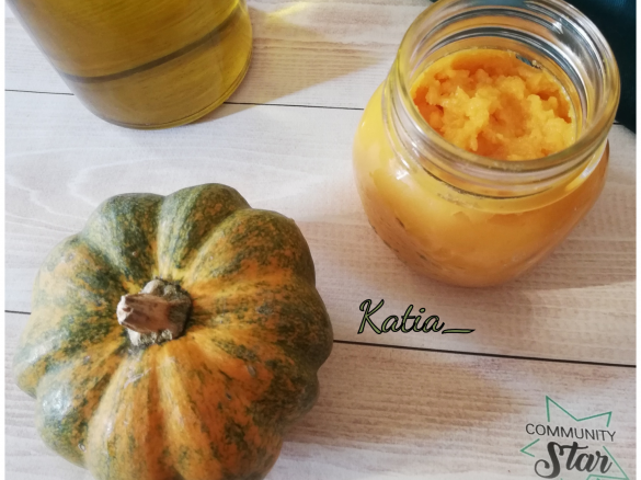 Crema di zucca in olio di oliva