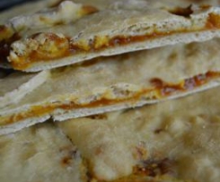 Torta bio con pasta madre e marmellata di albicocca