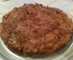 torta di mele con zucchero di canna