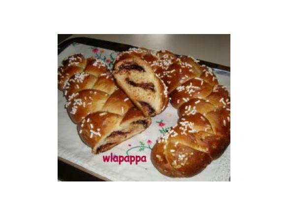 treccia dolce con pasta madre