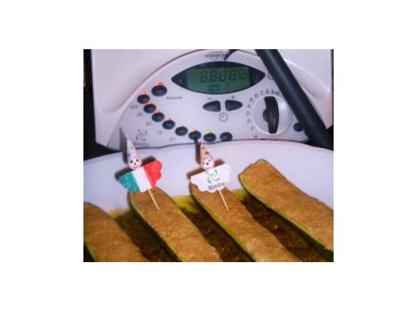 Barchette di zucchine ripiene al tonno